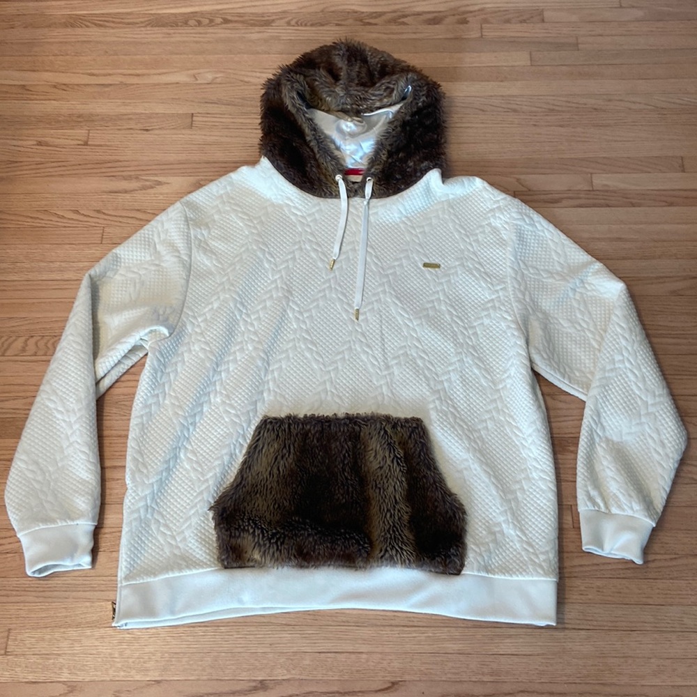 Makobi Ivory Hoodie Big and Tall